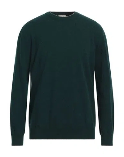 Altea Man Sweater Dark Green Size M Virgin Wool