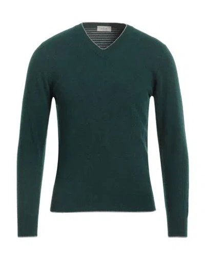 Altea Man Sweater Dark Green Size S Virgin Wool