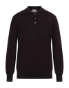 Altea Man Sweater Deep Purple Size L Virgin Wool