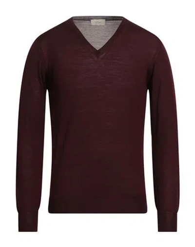 Altea Man Sweater Deep Purple Size S Virgin Wool