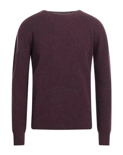 Altea Man Sweater Deep Purple Size S Virgin Wool