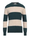 Altea Man Sweater Deep Teal Size L Alpaca Wool, Polyamide, Wool In Green