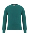 Altea Man Sweater Emerald Green Size L Virgin Wool, Cashmere In Green