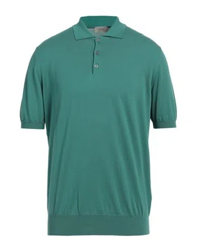 Altea Man Sweater Emerald Green Size Xxl Cotton In Green