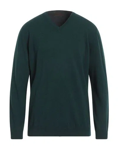 Altea Man Sweater Emerald Green Size Xxl Virgin Wool In Blue