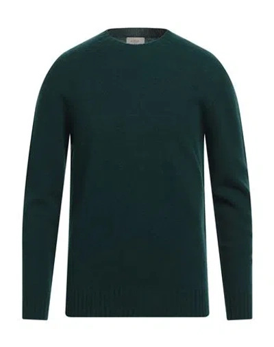 Altea Man Sweater Green Size L Virgin Wool, Cashmere In Green