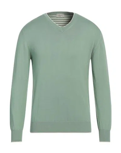 Altea Man Sweater Green Size M Cotton