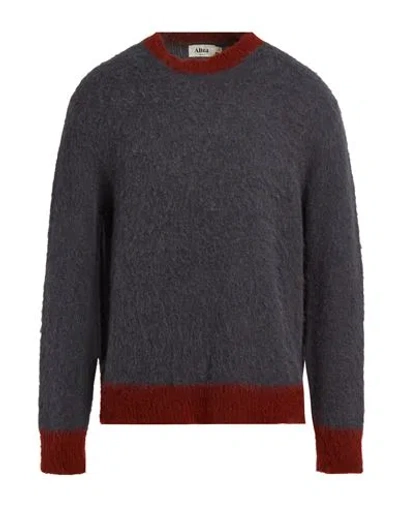 Altea Man Sweater Grey Size L Alpaca Wool, Polyamide, Virgin Wool In Gray