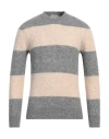 Altea Man Sweater Grey Size L Alpaca Wool, Polyamide, Wool