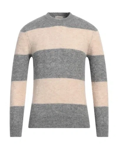 Altea Man Sweater Grey Size L Alpaca Wool, Polyamide, Wool