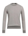 Altea Man Sweater Grey Size L Virgin Wool In Grey