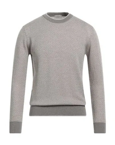 Altea Man Sweater Grey Size L Virgin Wool