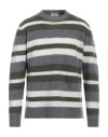Altea Man Sweater Grey Size L Virgin Wool In Grey