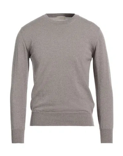 Altea Man Sweater Grey Size L Virgin Wool In Grey