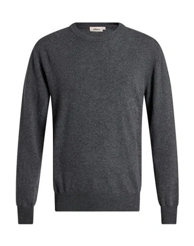 Altea Man Sweater Grey Size Xl Virgin Wool In Gray