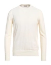 Altea Man Sweater Beige Size L Cotton In White
