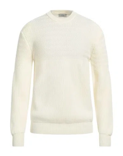 Altea Man Sweater Ivory Size L Virgin Wool In White