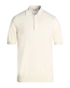 Altea Man Sweater Ivory Size L Cotton In White