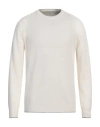 Altea Man Sweater Ivory Size S Virgin Wool In White