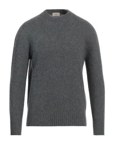 Altea Man Sweater Lead Size M Virgin Wool, Polyamide In Grey