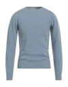 Altea Man Sweater Light Blue Size M Virgin Wool