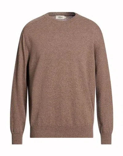 Altea Man Sweater Light Brown Size L Virgin Wool, Cashmere