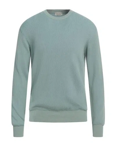 Altea Man Sweater Light Green Size L Cotton