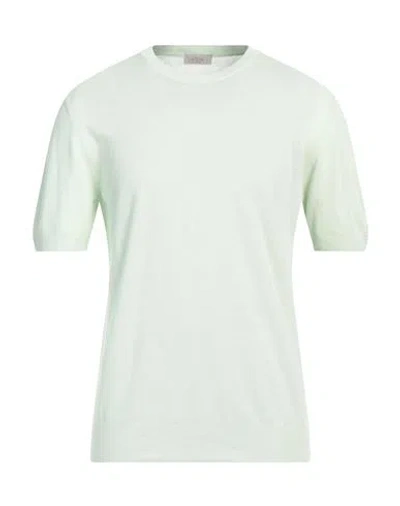 Altea Man Sweater Light Green Size Xxl Linen, Cotton