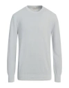 Altea Man Sweater Light Grey Size L Linen, Cotton In Grey