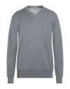 Altea Man Sweater Light Grey Size Xl Virgin Wool In Gray