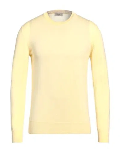 Altea Man Sweater Light Yellow Size L Cotton