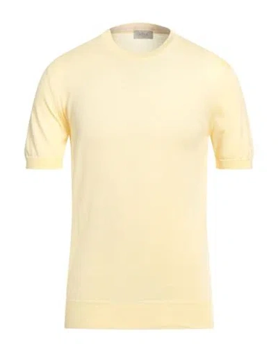 Altea Man Sweater Light Yellow Size M Cotton