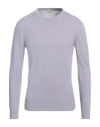 Altea Man Sweater Lilac Size L Linen, Cotton In Purple
