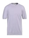 Altea Man Sweater Lilac Size Xl Linen, Cotton In Purple