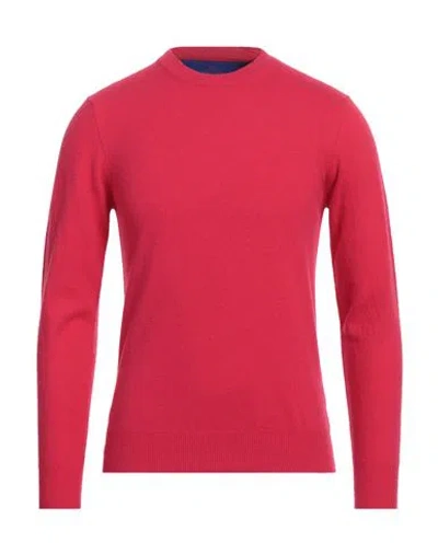 Altea Man Sweater Magenta Size L Virgin Wool