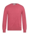 Altea Man Sweater Magenta Size M Cotton In Magenta