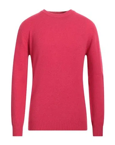 Altea Man Sweater Magenta Size M Virgin Wool In Prugna