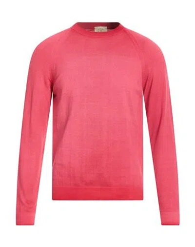 Altea Man Sweater Magenta Size Xxl Cotton In Pink
