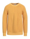 Altea Man Sweater Marigold Size L Virgin Wool In Yellow