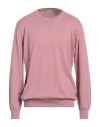 Altea Man Sweater Mauve Size Xl Cotton In Pink