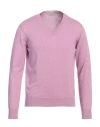 Altea Man Sweater Mauve Size Xl Cotton In Purple