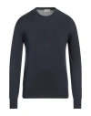 Altea Man Sweater Midnight Blue Size L Lyocell, Cotton