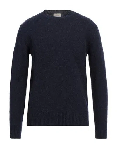 Altea Man Sweater Midnight Blue Size L Virgin Wool
