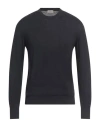 Altea Man Sweater Midnight Blue Size M Linen, Cotton