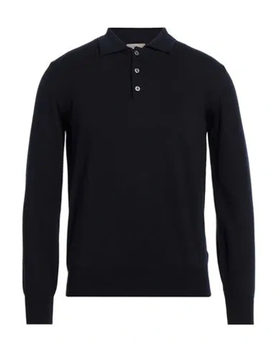 Altea Man Sweater Midnight Blue Size M Virgin Wool