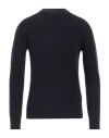 Altea Man Sweater Midnight Blue Size M Virgin Wool In Black
