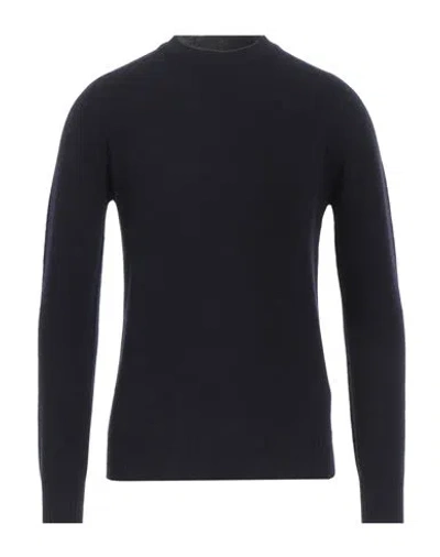 Altea Man Sweater Midnight Blue Size M Virgin Wool In Blue