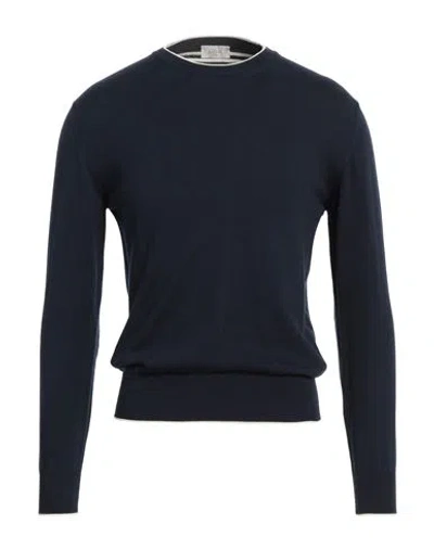 Altea Man Sweater Midnight Blue Size S Cotton