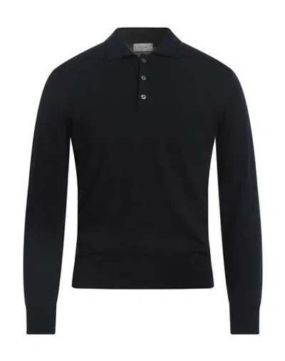 Altea Man Sweater Midnight Blue Size S Virgin Wool In Blue