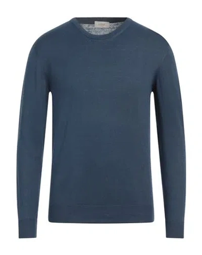 Altea Man Sweater Blue Size Xxl Virgin Wool In Blue